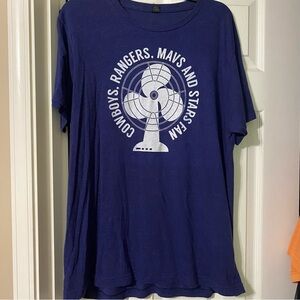 Blue Graphic Short Sleeve Tee